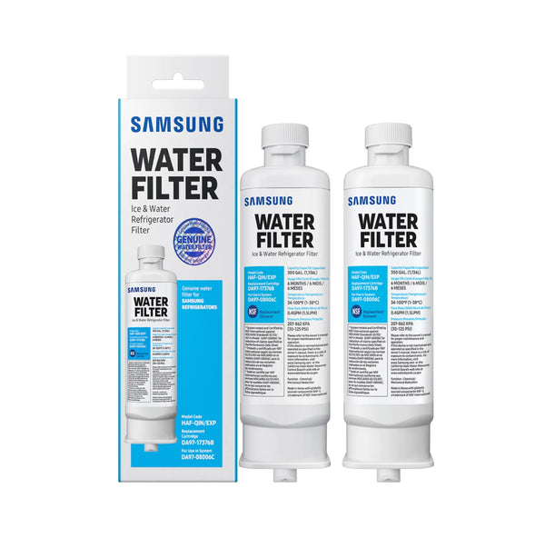 Samsung DA97-17376B HAF-QIN/EXP Replacement Refrigerator Water Filter, 2 pack