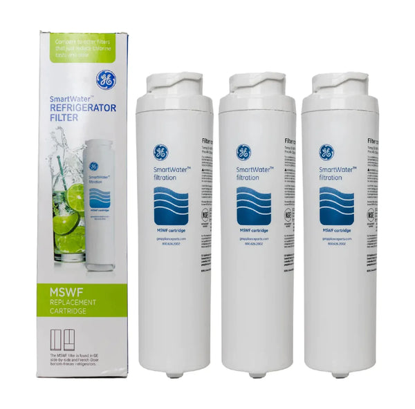 GE MSWF Replacement Refrigerator Water Filter, 3 pack