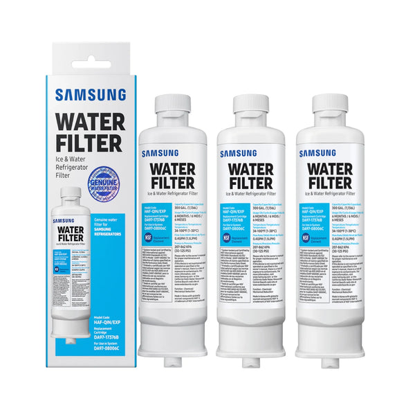 Samsung DA97-17376B HAF-QIN/EXP Replacement Refrigerator Water Filter, 3 pack