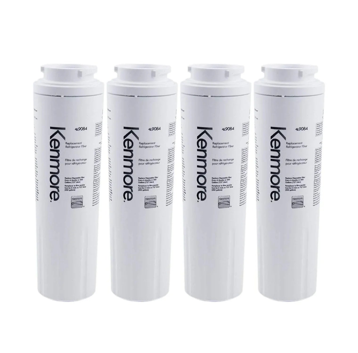 Kenmore 9084, 46-9084 Replacement Refrigerator Water Filter, 4 pack