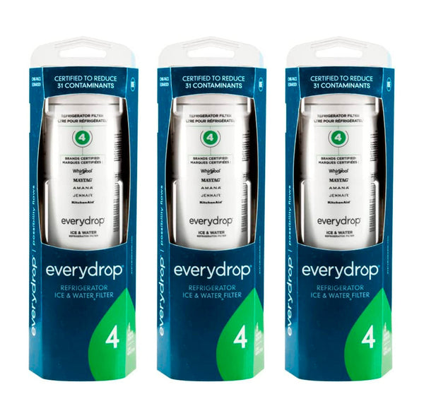 Everydrop Refrigerator Water Filter 4 - EDR4RXD1, 3 pack